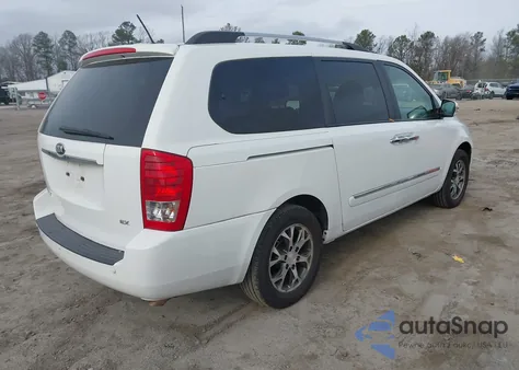 2014 Kia Sedona Ex from USA, damaged, VIN KNDMH4C71E6546417